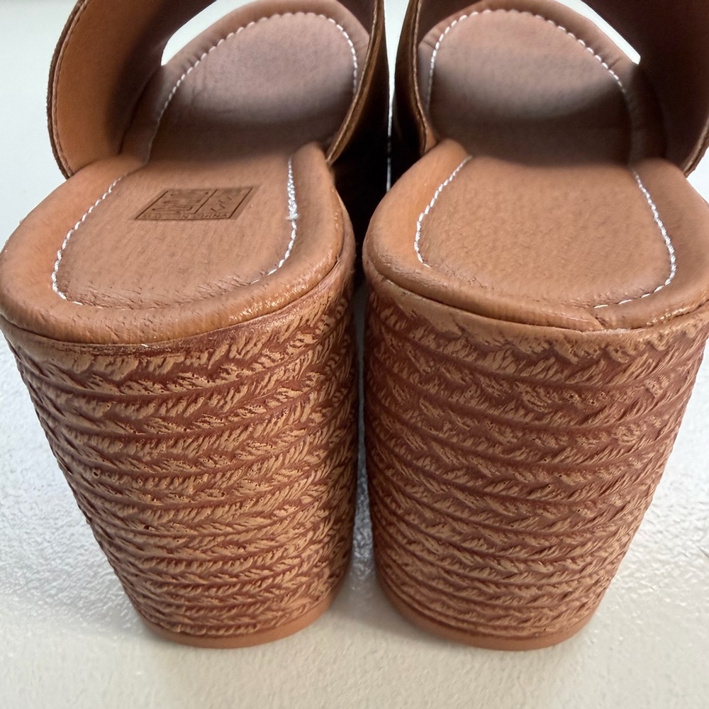 Source Unknown Brown Suede Mules - image 4